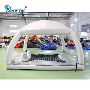 Isla flotante inflable Aqua Picnic Banas Partybana con tienda de campaña Equipo de alquiler de yates 2025 Verano - Product Image 2