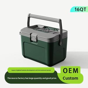 กล่องเก็บความเย็น PP 16QT รุ่นใหม่ ราคาโรงงาน พร้อมหูหิ้วพกพา กันน้ำ ใช้งานได้หลากหลาย - Product Image 2