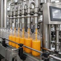 Automatische fruitverwerkingslijn van roestvrij staal, inclusief drankenfiltratie en vulmachine voor fruitverwerkingsbedrijven