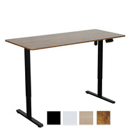 Table de jeu électrique ergonomique extensible moderne, bureau debout pour PC avec hauteur réglable