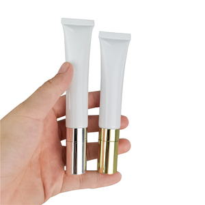 IBELONG 10G 15G 20G Kem Mắt Nhựa PE Rỗng Màu Trắng Ống Bóp Mềm 15Ml Kèm Dụng Cụ Bôi Kim Loại - Product Image 3