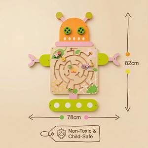 Tableau d'activités éducatif Montessori en bois Chenyou pour enfants de 2 <span class=keywords><strong>à</strong></span> 13 ans - Apprentissage des insectes et de la nature - Product Image 2