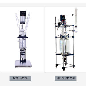 1l/2l/3l/5l रिएक्टर प्रतिक्रिया केतली पायलट एकल परत प्रयोगशाला जेकेटेड ग्लास ऊर्जा और खनन वैक्यूम रासायनिक रिएक्टर कीमत-80-250C - Product Image 6