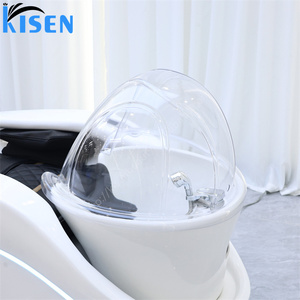 KISEN High Quality Salon <b>Head</b> Spa Basin <b>Electric</b> Thai Shampoo <b>Massage</b> Bed Multifunctional Automatic Shampoo Chair for Salon - Product Image 2