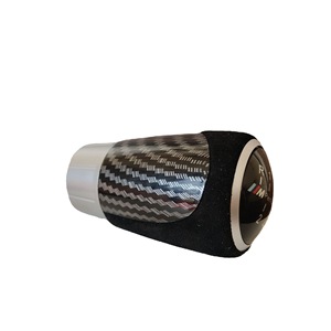 Pommeau de levier de vitesse Bmw en fibre de carbone 5 6 vitesses ergonomique pour E87 E88 E90 - Product Image 5