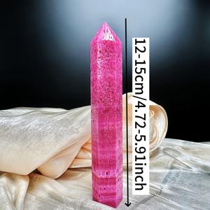 Esferas de Cristal de Rubí de Alta Calidad al por Mayor, Piedra Natural Curativa para Decoración del Hogar y Regalos Festivos Únicos - Product Image 1