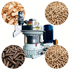 Granulateur vertical à matrice annulaire CE pour biomasse - pour l'exportation de granulés de bois et de balles de riz - Product Image 1