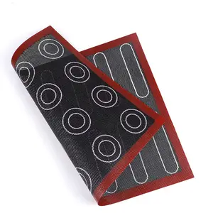 Antiadhésif doigt Biscuit bouffée perforé Silicone tapis de cuisson feuille de cuisson réutilisable four doublure pour la cuisine et la cuisson