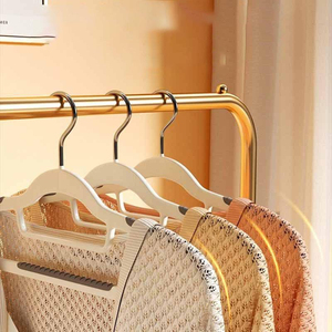 Organizador de Armario Ahorrador de Espacio, Perchas Antideslizantes con Franja de Goma Mejorada, Perchas para Pantalones Secos y Mojados, Perchas de Plástico - Product Image 6