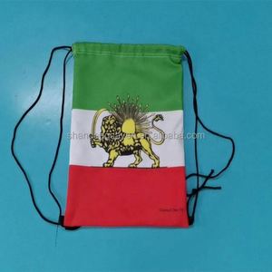 Custom Nylon & Polyester <b>Drawstring</b> <b>Backpack</b> for Sports for Football with Any Design & Logo Printing for Promotions - Product Image 4