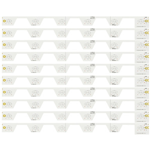 Bande lumineuse LED pour téléviseur <span class=keywords><strong>LCD</strong></span> J-88, TMT-55E5800-10X6-3030C-6S1P-W44, pour <span class=keywords><strong>Thomson</strong></span> 55FA3203 55FA3213 55UA6406 55UB6406 - Product Image 1