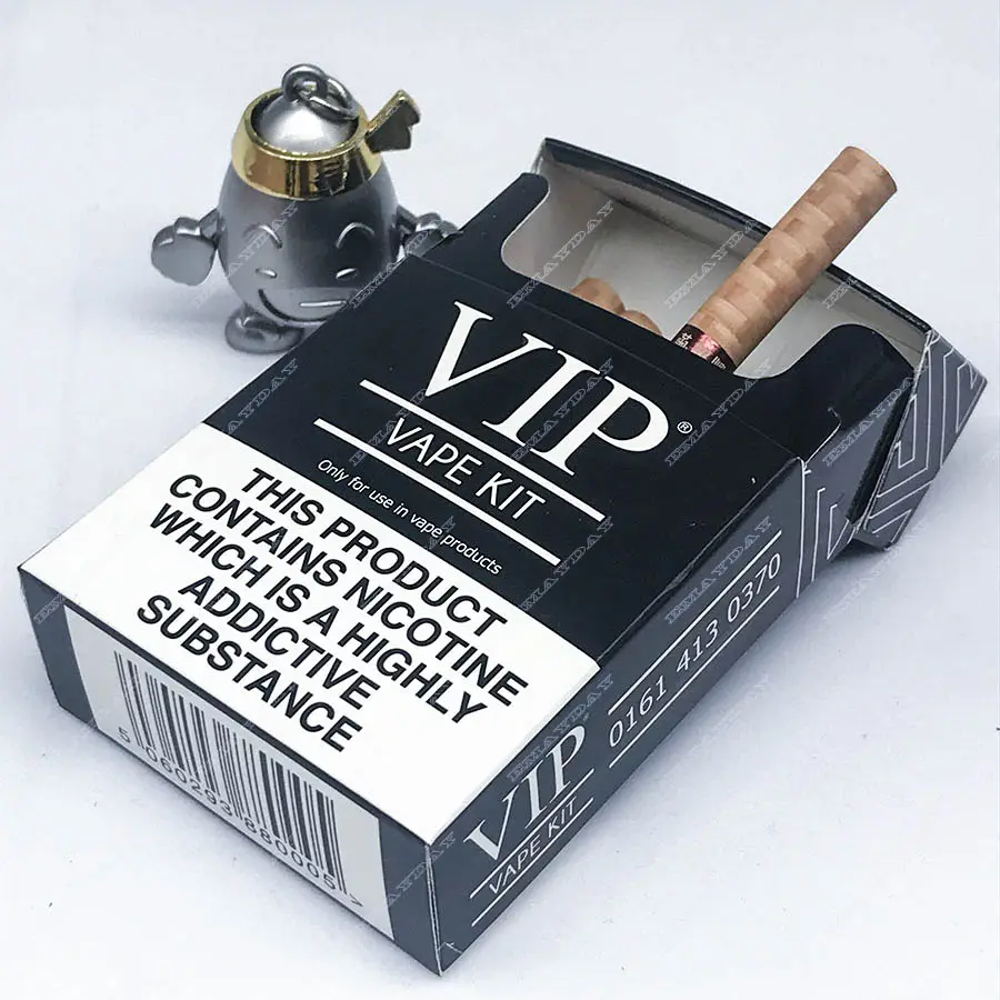 Özel Logo sigara kağıt ambalaj paketi 10 20 paket sigara kutusu
