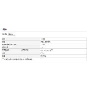 สายเคเบิลหัวเซนเซอร์ CB-B3 3M สำหรับใช้กับคอนโทรลเลอร์ ผลิตในญี่ปุ่น - Product Image 2
