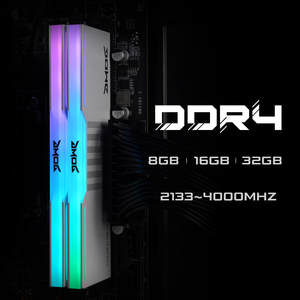 RGB RAM หน่วยความจำ DDR4คุณภาพสูงสำหรับนักเล่นเกม RGB เรืองแสงอุปกรณ์เสริมเดสก์ท็อปฟังก์ชั่น ECC มีในสต็อก - Product Image 4