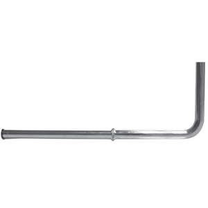 Adaptateur de robinet en L réglable chromé de 3/4 po (25 mm) pour robinet à déconnexion rapide, design moderne en acier inoxydable pour salle de bain - Product Image 1