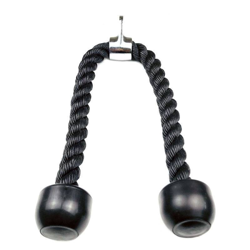 Steel Rubber Bicep Rope Pull Down