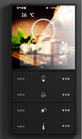 SEXANKA OEM KNX EIB Système automatique de construction de maisons intelligentes Interrupteurs muraux intelligents à écran tactile