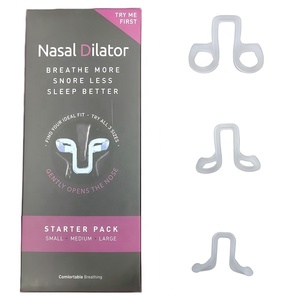 2025 Dilatateurs nasaux en silicone pour arrêter de dormir Traitements anti-ronflement Aides respiratoires pour un meilleur sommeil Dispositifs de circulation d'air améliorés - Product Image 3
