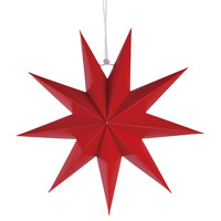 Lanternes suspendues en papier à neuf étoiles à bout pointu, décoration créative, fête de noël, lanterne ornementale, ornement en papier, 32 pièces