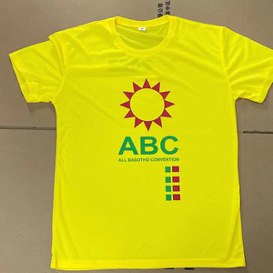 La <span class=keywords><strong>camisa</strong></span> de campaña presidencial más barata, <span class=keywords><strong>cuello</strong></span> redondo blanco, manga corta personalizada, publicidad, camisetas lisas en blanco - Product Image 1