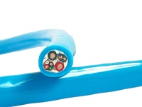 Cable Submarino Multifilar de Cobre Estañado para Drones Submarinos, Umbilical de Bajo Voltaje con Revestimiento de PE y PUR, Clasificación IP67, para Uso Marino