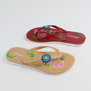 โรงงานขายส่งออกแบบรองเท้าแตะฤดูร้อนรองเท้าแตะรองเท้าแตะหรูหราสําหรับผู้หญิงแบน - Product Image 5