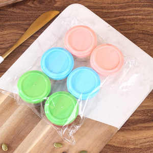 Transparente Mini Plastik glas Sauce Behälter Spender Flasche 35ML Wieder verwendbare Tomatensauce Salat becher Food Jar Tonic - Product Image 5