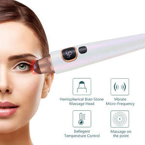 Augen-Schönheits-Massagegerät zur Entfernung von Tränensäcken, <span class=keywords><strong>Original</strong></span> Roter Bian-Stein Augenmassagegerät - Product Image 4