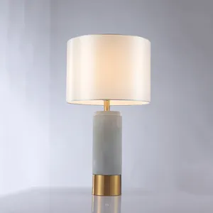 Eenvoudig Ontwerp Creatieve Led Tafellamp Verlichting Draadloze Bed Side Tafellamp Gepolijst Beton Base Tafellamp