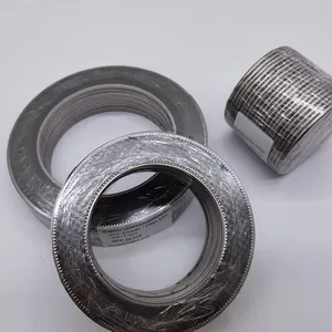 High Quality Flexible Graphite Gaskets Cheap 304/316 Stainless Steel Filled Graphite Inner And Outer Ring Graphite Gasket