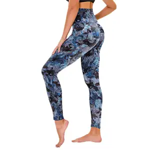 Fabrik Großhandel Leggins für Mädchen Yoga individuelles Logo Polyester Elasthan-Leggings modische Leggins für Damen Fabrik auf Lager