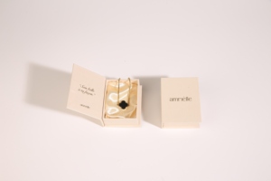Customize Recyclable Fashion Jewelry Paper Jewelry Set Packaging Gift Box Necklace <b>Ring</b> Earrings Box - Product Image 2