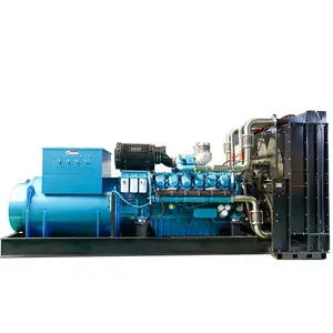 Ba giai đoạn 50Hz 400V 1500kw Heavy Duty Máy phát điện diesel Prime Máy phát điện bởi weichai baudouin 16m33d1800e310