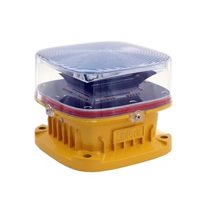 Baliza de Aviación Industrial L-864 Roja Intermitente, Intensidad Media, Tipo B, LED, IP65, 2000cd, para Torres de Transmisión, Parques Eólicos, Rascacielos, ICAO - Product Image 1