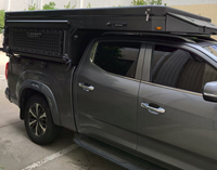 AIWEIYA Remorque de voyage pliable à toit rigide avec cadre en aluminium, légère et étanche pour camping-car/voiture
