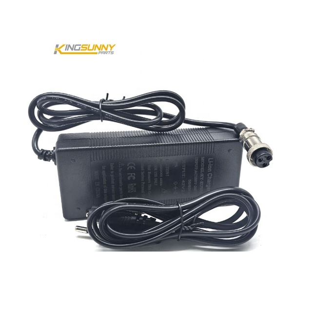High Quality Scooter Battery Adapter Charger 42V 2A GX16 Plug Electric Scooter Lithium Battery Charger