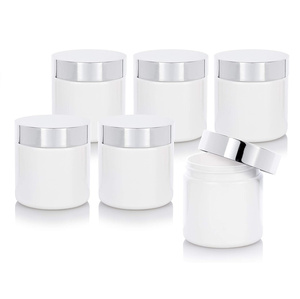 Fábrica 200g plástico blanco crema cosmética foodJar 200ml bote <span class=keywords><strong>de</strong></span> plástico con tapa <span class=keywords><strong>de</strong></span> aluminio <span class=keywords><strong>de</strong></span> lujo multicolor - Product Image 5