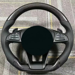 Cubierta de Volante de Fibra de Carbono para Auto, Accesorio de Moda para <span class=keywords><strong>Mercedes</strong></span>-Benz <span class=keywords><strong>E300</strong></span> - Product Image 5