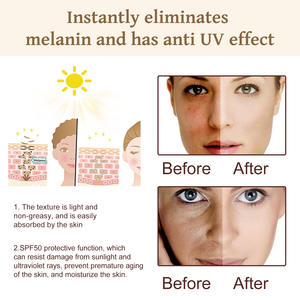 Logotipo personalizado West & Month Protección UV <span class=keywords><strong>Anti</strong></span>-<span class=keywords><strong>Pigmento</strong></span> Probiótico SPF 50 Cuidado de día Protector solar - Product Image 5