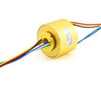 Moflon 3/5/8/9/12 pôles broche anneau de glissement Joint rotatif connecteur rotatif électrique
