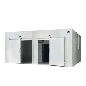 customized industrial freezer room with sliding door