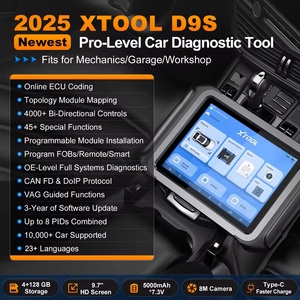 XTOOL D9S OBD2 Scanner strumenti diagnostici ECU codifica chiave di programmazione Automotive strumento diagnostico veicolo di scansione diagnostica 2025 - Product Image 2
