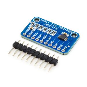 Módulo de conversión analógico a digital de 4 canales ADS1115 de 16 bits con amplificador ajustable - Product Image 1