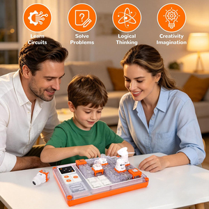 Jouet de puzzle de circuit électrique rechargeable, kit scientifique amusant pour enfants, jouets éducatifs - Product Image 4