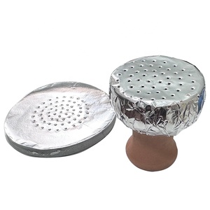 Factory Supply Disposable Silver Aluminum Foil <b>Roll</b> for Hookah Shisha Accessories Food Grade Accept Customization - Product Image 1