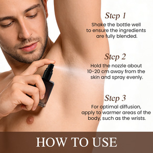 Desodorante corporal refrescante en spray de sándalo, el más vendido, 15 ml - Stock de fábrica, venta al por mayor disponible - Product Image 4