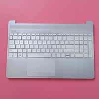 Remplacement pour clavier rétroéclairé USB LED en bambou pour ordinateur portable 15-DW 15S-DU 15S-DY 15-DW0081WM, pièce L52023-001, argent