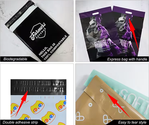 Sobre de Correo Ecológico Reciclado con Impresión Completa Personalizada, Bolsa de Envío Autosellable para Ropa - Product Image 6