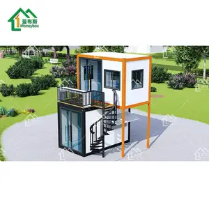 Casas de cabina portátiles modernas modulares prefabricadas de lujo de 20 pies
