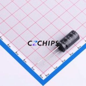 Condensateur électrolytique en aluminium ERG35V1000M10X20 à montage traversant, D10xL20mm 1000uF 20% 35V 2.19A-100kHz - Product Image 2